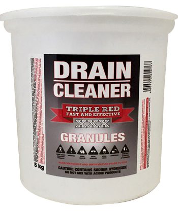 TRIPLE RED DRAIN CLEANER GRANULES  5KG
