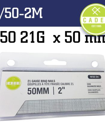 Cadex T50 Brad Nail 21G 50Mm Galv 2000Pce