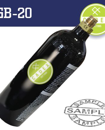 Cadex Eco2 Gas Tank 600Ml 0-11Bar Repl. Bottle Only For Cad Cgr-120