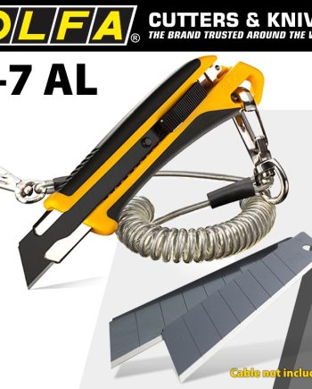 Olfa 18Mm Heavy Duty Auto Lock  Cutter With X5 Free Lbb Blades