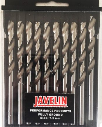 DRILL BIT HSS PKT10 7.5MM DIN 338