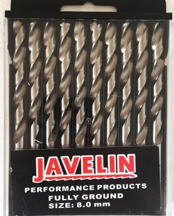 DRILL BIT HSS PKT10 8.0MM DIN 338