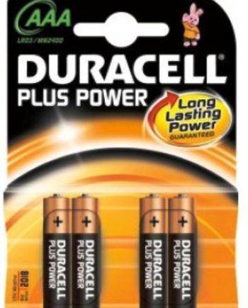 Duracell Battery Plus Pwr Aaa 4X10 Card Box