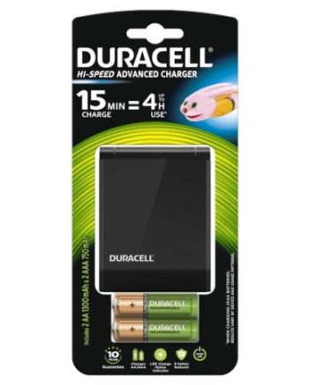 Duracell Battery Charger 15Min 2Aa/Aaa Each