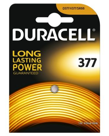 Duracell Battery Silver 377 1`S Each