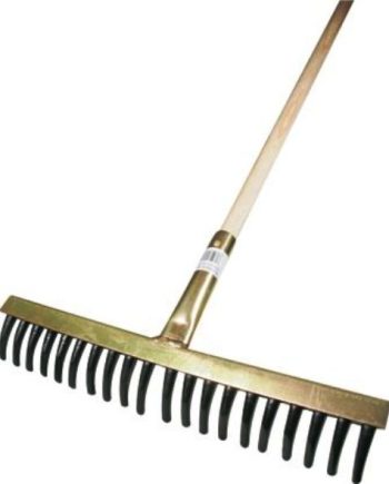 RAKE DYNAMIC LAWN RUBBER 400MM