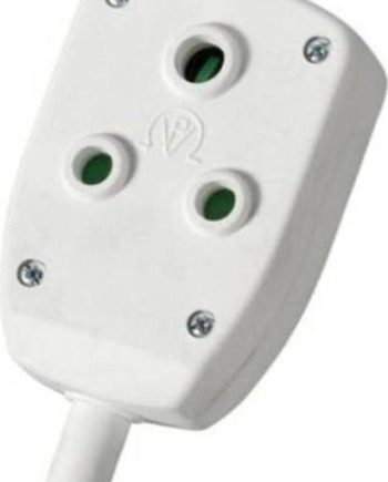 COUPLER JANUS 2*16AMP NYLON (WHITE) LM1391