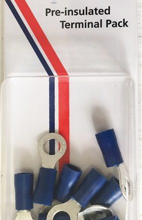 TERMINAL PP INSUL MALE DISCON 6.35MMX.8MM PKT10 PRPK18