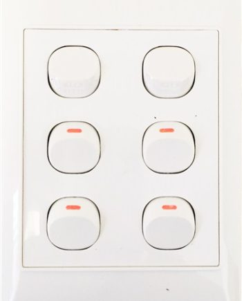 SWITCH LIGHT 6 LEVER 4*2 1 WAY A106