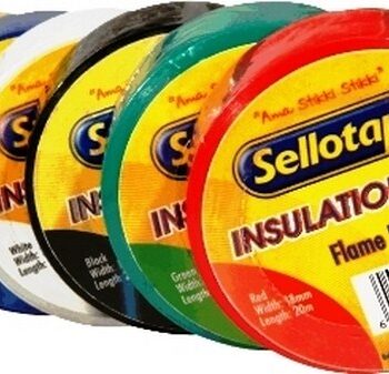 TAPE INSULATION F/PROOF 18X20M BLACK - EAP1800