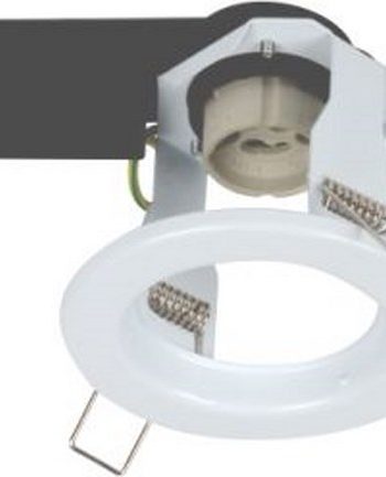 ELECTRICAL MTS DOWN LIGHT FITTING STL STR 220V WHITE - ELE1386