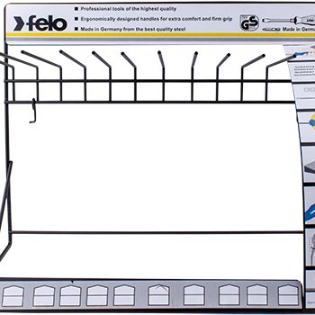 Felo Stand. Display 11 Hooks Empty