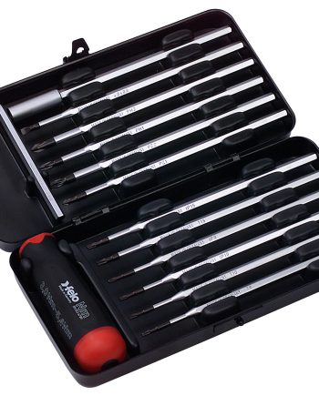 Felo 100 Tor. S/Driver Set 14Pcs 3.0-5.4Nm Red Metal Box
