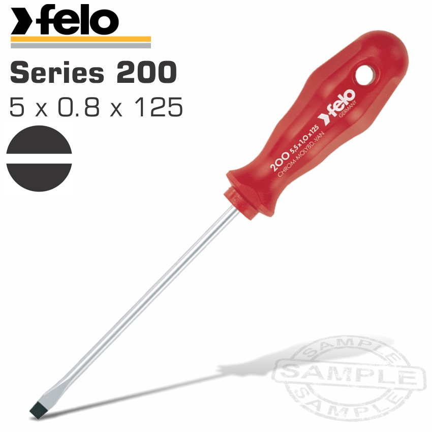 Felo 200 Sl5.0X0.8X125 S/Driver Shock Proof