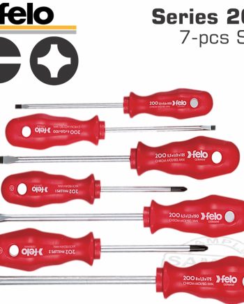 Felo 200 S/Driver Set 7Pce Schock Proof