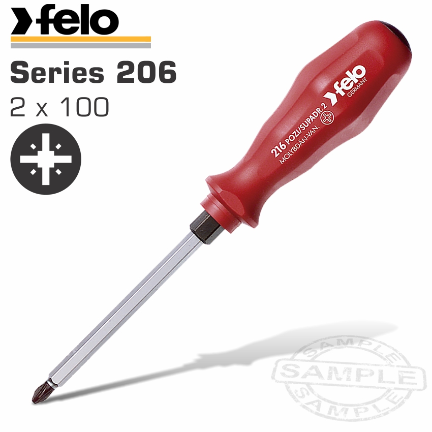 Felo 216 Pz2X100 S/Driver Steel Cap Shock Proof