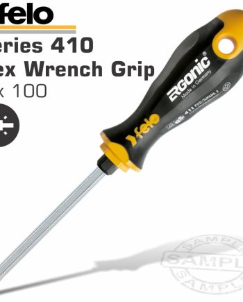 Felo 411 Pz2X100 S/Driver Ergonic Hex Wrench Grip
