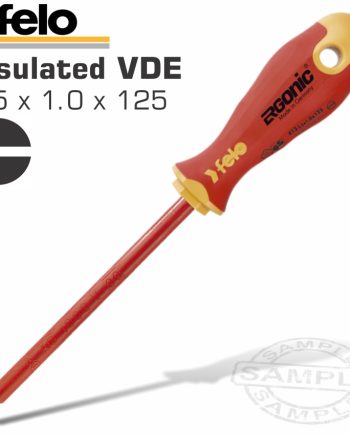 Felo 413 Sl5.5X1.0X125 S/Driver Ergonic Insulated Vde