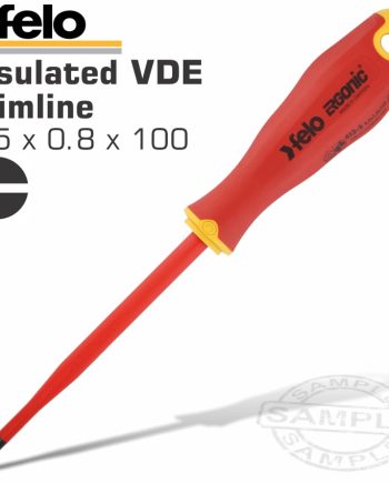 Felo 413 Sl3.5X0.8X100 S/Driver Ergonic Slimline Insulated Vde