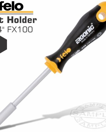 Felo 438 1/4'Fx100 Bit Holder S/Driver Ergonic