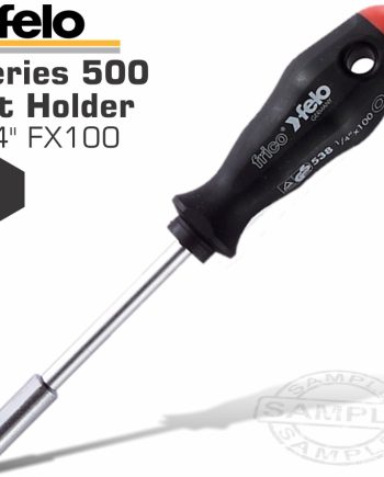 Felo 538 1/4'Fx100 Bit Holder S/Driver Frico Magnetic