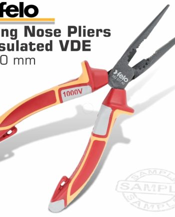 Felo Plier Long Nose 170Mm Insulated Vde