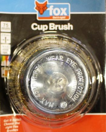 Fox Crimped Steel Wire Cup 75Mm Crs