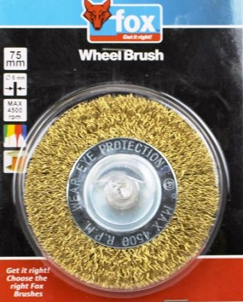 Fox Crimped Steel Wire Wheel 75Mm