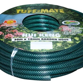 HOSE GARDEN REINFORCED 6 YEAR 12.0MM* 30MT INCL/FITT (MIN 5)