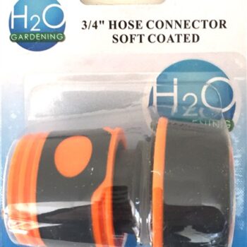 GARDEN HOSE CONNECTOR 3/4" H20012 SOFTGRIP RIGGER