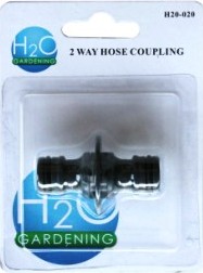 GARDEN HOSE COUPLING 2 WAY H20020 - 