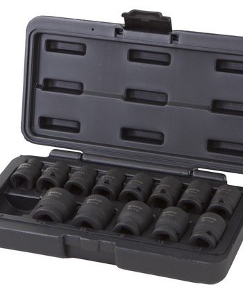 Impact Socketset Groz 1/2" Dr10Pc10To24Mm