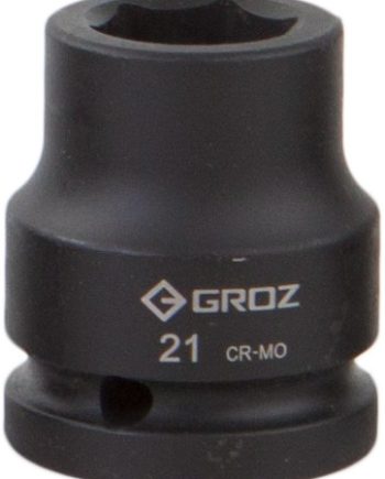 Impact Socket Hex Groz 3/4"  Dr 21Mm Crmo