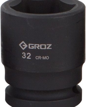 Impact Socket Hex Groz 3/4"  Dr 32Mm Crmo