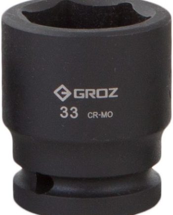 Impact Socket Hex Groz 3/4"  Dr 33Mm Crmo