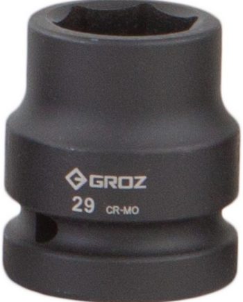Impact Socket Hex Groz 1"  Dr 29Mm Crmomo