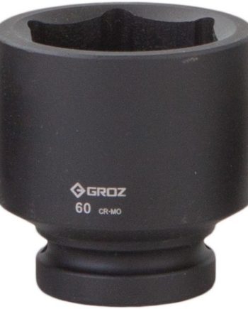 Impact Socket Hex Groz 1"  Dr 60Mm Crmo