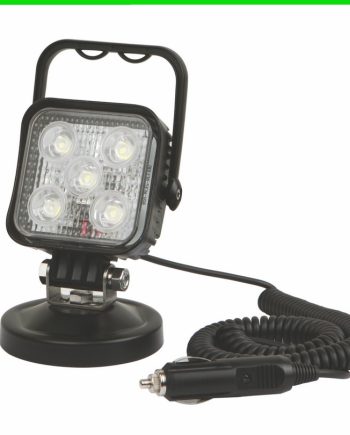 Groz Portable Work Light15W Cigplug Mbase