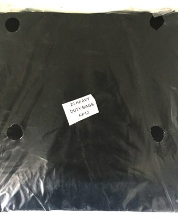 REFUSE BAGS BLACK H/DUTY (20 S) 750MMX950MMX40#