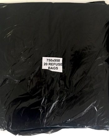 REFUSE BAGS BLACK (20 S) 750MM*950MM*30#
