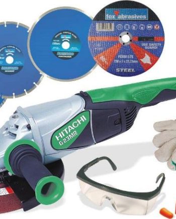 HITACHI / HIKOKI ANGLE GRINDER COMBO 230MM+115MM - HTC-G23MR-KIT