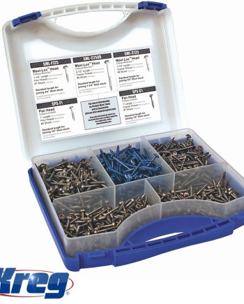Kreg Wood Pocket Hole Screw Kit 225 Pce 25 32 & 64 Mm Lengths