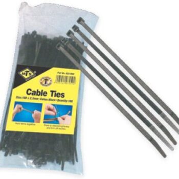 CABLETIE HT BLACK 390X4.6MM PK100 T50L - KSS1080 - 