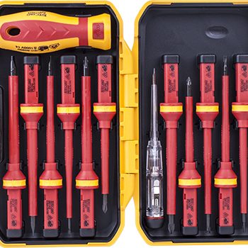 Screw Driver Set 13 Pce Insulated With Tester