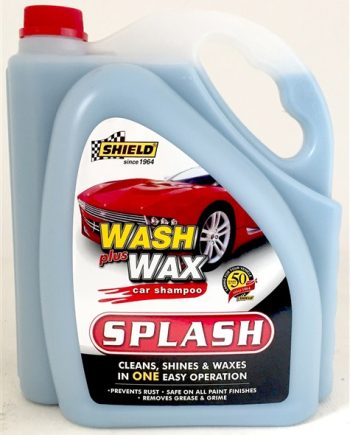 SHIELD SHAMPOO & WAX SPLASH 5LTR SH26