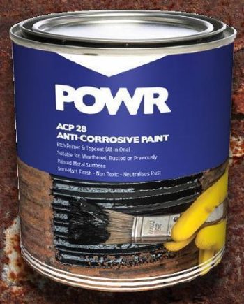 Paint Anti Corrosive Black  5Ltr Powr