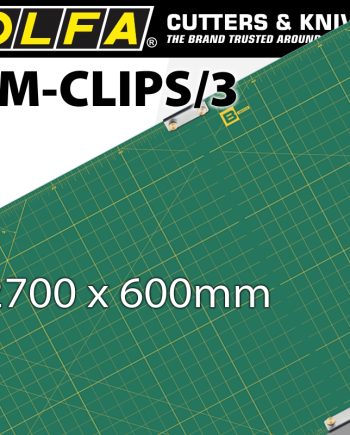 Olfa Mats 3 X 900 X 600 M-Mg Cw 4 Clips For Rotary Cutters