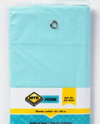 Mts Home Pvc Shower Curtain Writing