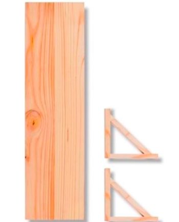 Mts Home Bracket&Shelf 600Mmx200Mm Raw