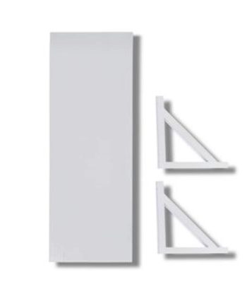 Mts Home Bracket&Shelf 450Mmx200Mm White